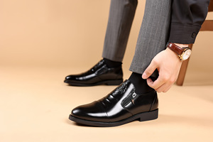 Da uomo in pelle italiana stile Oxford Soft top Office con punta in maglia felpata suola Business Casual uso ufficiale <span class=keywords><strong>scarpe</strong></span> eleganti - Product Image 6