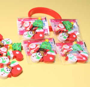 Ensemble de crayons de Noël gomme de Noël emballage de qualité supérieure personnalisé en usine - Product Image 1