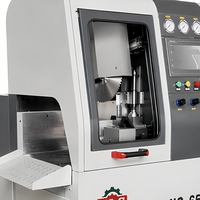 Scie à découper automatique sans queue YLS-NC-650 pour profilés en aluminium, 650 mm, alimentation servo, pour usine de traitement de fenêtres et de portes