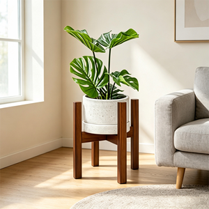 Soporte <span class=keywords><strong>para</strong></span> Plantas <span class=keywords><strong>de</strong></span> Estilo Mid-Century <span class=keywords><strong>para</strong></span> Interiores, Ajustable <span class=keywords><strong>de</strong></span> 8-12 Pulgadas, Soporte <span class=keywords><strong>para</strong></span> Plantas <span class=keywords><strong>de</strong></span> <span class=keywords><strong>Madera</strong></span> <span class=keywords><strong>de</strong></span> Acacia, Soporte <span class=keywords><strong>para</strong></span> <span class=keywords><strong>Macetas</strong></span> <span class=keywords><strong>de</strong></span> 16 Pulgadas <span class=keywords><strong>de</strong></span> Alto, Color Marrón Oscuro - Product Image 4