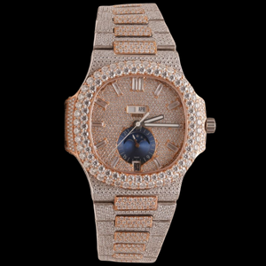 Indian Exporter Moissanite Diamond Quartz <b>Watch</b> <b>Waterproof</b> 3ATM Stainless Steel Luxury Wristwatch Available For Sale - Product Image 5