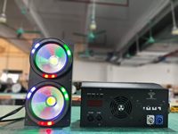 Projecteur de scène 4x100W COB blanc chaud, éclairage d'ambiance réglable avec anneau, contrôle DMX512, indice de protection IP33, en aluminium