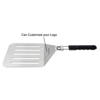Pelle à pizza en aluminium robuste avec manche en plastique détachable, résistante au four, spatule de cuisson
