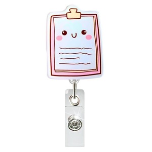 Porte-badge infirmière en acrylique style américain, vente en gros, cadeau personnalisé, porte-badges en acrylique sur mesure - Product Image 3