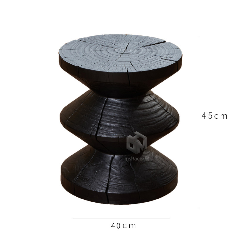 Engranaje 40 * h45cm carbono negro