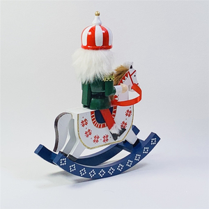 Cheval à bascule artisanal de 30 cm, casse-noisette <span class=keywords><strong>soldat</strong></span>, accessoire pour les festivals annuels - Product Image 2