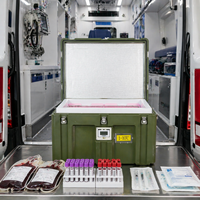 Caisse isotherme médicale rotomoulée de qualité 101L pour le transport de sang et de vaccins à l'hôpital ou en ambulance