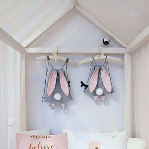 儿童定制耳朵旅行兔子毛绒背包 - Product Image 4