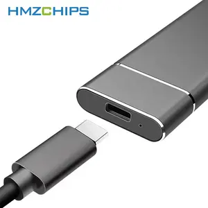 HMZCHIPS Custom Portable M.2 NVME 2TB USB Type-C Externo Disque Solid State Disk Hard Drives 256GB 512GB 1TB 4TB External SSD