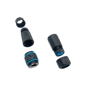 Ip68 RJ45 nối CAT5e CAT6 kết nối không thấm nước STP LAN với lá chắn tùy chỉnh ngoài trời Ethernet kết nối - Product Image 2