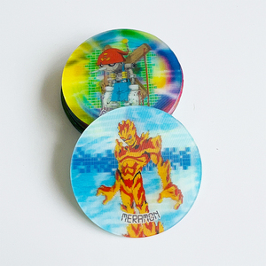 Promoción de la empresa de alimentos Tarjetas de tazo holográficas de plástico 3D Tarjeta de rompecabezas 3D de Tazo de grado alimenticio personalizada Tarjeta de Tazo Pp - Product Image 3