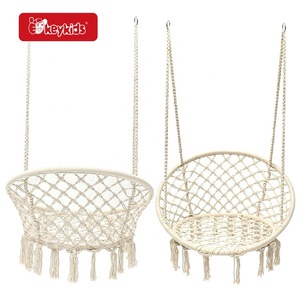 코튼 로프 교수형 해먹 그네 침실 발코니 W01D303 - Product Image 2