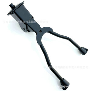 Support central de vélo à double fixation sur tige de selle arrière, en fer noir durable, pour le transport quotidien, aucun assemblage requis - Product Image 1