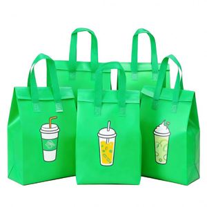 Sac isotherme personnalisé en non-tissé pour pique-nique, voyage, déjeuner, sac fourre-tout isolé avec logo, prix direct usine, vente en gros - Product Image 1