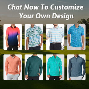 Polo de Golf para Hombre, Manga Corta, Secado Rápido, Absorbe la Humedad, Transpirable, Protección UV, Tela <span class=keywords><strong>El</strong></span>ástica, Ropa Deportiva Informal para Golf - Product Image 6