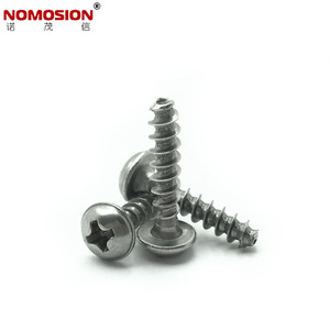 Tornillo de Cabeza Redonda de Acero Inoxidable NOMOSION, PWM3.5*16, Clase 8.8, Pasivado, para Fijación de Madera y Metal - Product Image 3