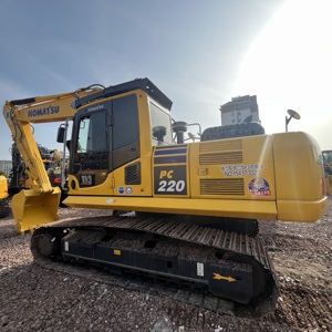 Excavadora Hidráulica de Cadenas Komatsu PC220 Original de 22 Toneladas, Usada, con Pocas Horas de Trabajo, para Construcción y Minería, <span class=keywords><strong>Precio</strong></span> Económico - Product Image 4