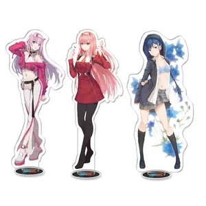 Campione gratuito Anime acrilico Standee personalizzato trasparente trasparente personaggio dei cartoni animati supporto da tavolo personalizzato