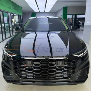 Accessoires automobiles 2018-2022 : Calandre avant RSQ8 pour <span class=keywords><strong>Q8</strong></span>, style 8 cadres, facelift, maille nid d'abeille - Product Image 4