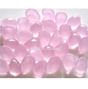 Pierres précieuses en vrac de poire calibrée en Quartz Rose délicat pour la fabrication de bijoux bagues personnalisées boucles d'oreilles pendentifs et élégant - Product Image 6