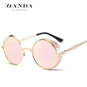DANDA Round Sunglasses Full Rim <b>Mirror</b> Lenses UV400 Retro Style Unisex Model 881 - Product Image 4