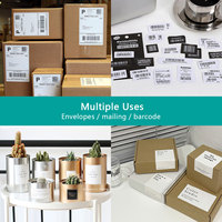 Etiquetas Adhesivas Personalizadas en Rollo Térmico para Envíos, con Código de Barras, para Uso Logístico, 50*30mm*1000pcs, Gran Venta