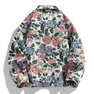 2025 primavera otoño chaqueta de cuello levantado para <span class=keywords><strong>hombre</strong></span> estilo Hip Hop <span class=keywords><strong>marca</strong></span> de moda imitación algodón Lino Retro al por mayor con logotipo frontal - Product Image 2