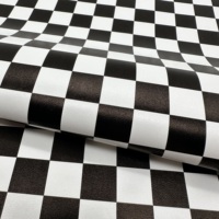 Tissu en cuir synthétique d'impression numérique de bonne qualité pour mini-pantalon