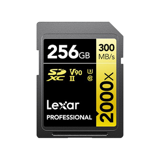 Hot Sale Original Lexar SD <strong>Card</strong> 2000X V90 8K 300MB/s 128GB 256GB SD <strong>Flash</strong> <strong>Memory</strong> <strong>Card</strong> for 8K Professional <strong>Camera</strong> - Product Image 1