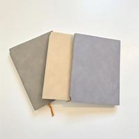 Carnet A5 en cuir à couverture rigide, reliure cousue, 200 feuilles, personnalisable, portable, avec logo, vente en gros