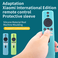 غطاء سيليكون ناعم مضيء أزرق مقاوم للماء لجهاز التحكم عن بعد لتلفزيون Mi TV Box S (الجيل الثاني) الذكي LED عالي الجودة بالجملة