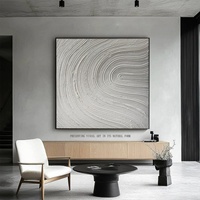 Art mural en toile texturée acrylique de style nature morte Wabi-Sabi 3D fait main, décoration intérieure pour salon et chambre à coucher