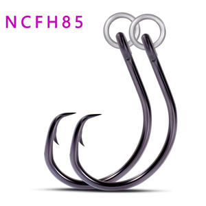 26 crochets, style épais, anneau soudé, crochet simple, forte force <span class=keywords><strong>de</strong></span> traction, acier à haute teneur en carbone, pêche en mer, utilisation en eau salée, 100 paquets, plaque <span class=keywords><strong>de</strong></span> <span class=keywords><strong>fer</strong></span> - Product Image 6