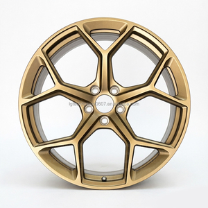 Jantes en alliage d'aluminium forgé Audi RS de 17 à 22 pouces - Or rose, or champagne, design multi-branches, jantes et pneus pour voitures de tourisme - Product Image 1