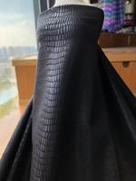 Peau de serpent feuille de grain de tissu pour la robe de danse