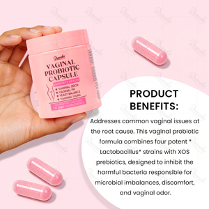 Cápsulas Probióticas Vaginales Dromaka OEM de Marca Privada para Mujeres, Equilibrio del pH Femenino, Control de Olores, Apoyo a la Flora y a las Levaduras, 60 Unidades - Product Image 3
