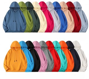 2025 <span class=keywords><strong>felpa</strong></span> oversize con cappuccio <span class=keywords><strong>per</strong></span> <span class=keywords><strong>coppie</strong></span> Pullover dei pesi massimi con motivo a stampa tinta tinta unita in tessuto Vintage lungo - Product Image 2