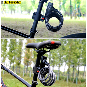 Verrou de vélo ETOOK avec système de fixation pratique, verrou de vélo à boucle, clé de verrouillage - Product Image 2