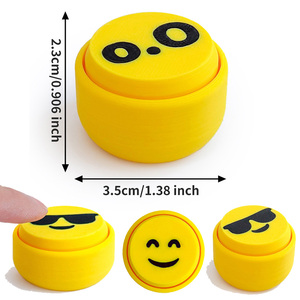 Llavero con Forma de Teclado, Impreso en 3D, Botón Novedoso, Juguete Antiestrés, Divertido y Bonito, Llavero de Plástico con Carita Sonriente, Regalo - Product Image 6