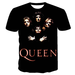 Spedizione Gratuita <span class=keywords><strong>T</strong></span>-<span class=keywords><strong>Shirt</strong></span> Unisex alla Moda per Appassionati di Musica Rock con Stampa Digitale 180 Grammi in Maglia a Maniche Corte Design Semplice - Product Image 2