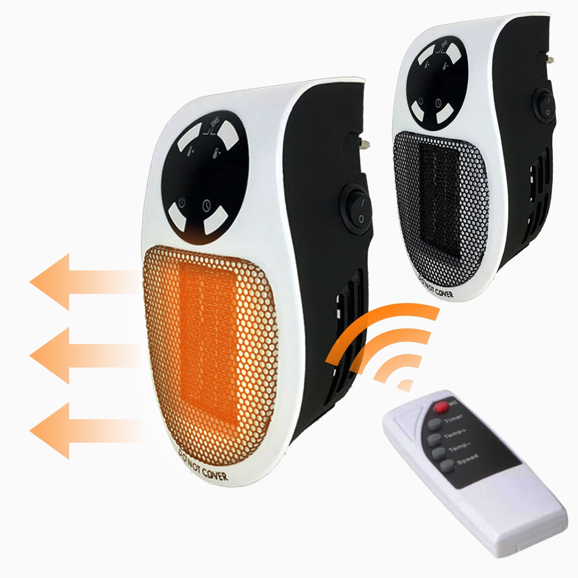 Подключаемый вентилятор, одобренный Керамический Настенный Мини-нагреватель, стол 500 Вт, портативный Электрический обогреватель