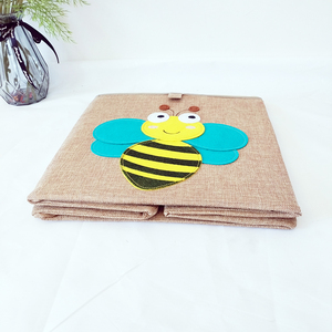 Contenedores de Almacenamiento Rectangulares Plegables con Diseño de Animales, Caja de Juguetes de Tela, Organizador con Embalaje de Cartón para Niños - Product Image 2