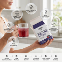 Collagène de poisson hydrolysé pur, formule personnalisée ODM non-OGM, produits de beauté, dissolution rapide, certifié Halal/Kosher