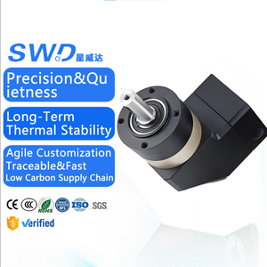 מכירות ישירות מהמפעל, מותג SWD, תמסורת פלנטרית ספירלית מדויקת, תיבת הילוכים סרבו, ציוד אוטומציה ZPLX60, יחס 10:1, 5 כוחות סוס - Product Image 1