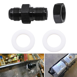 Conector Separador de Celdas de Combustible AN6 AN8 AN10 AN12 de Aleación de Aluminio con Junta para Modificación de Automóviles - Product Image 3