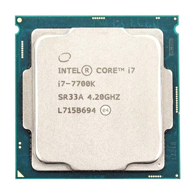 Intel Cpus Processor I7-7700K Intel Core I7-7700K 4.20GHz Four-Core LGA 1151 65W 14nm I7 7700 Desktop Processor