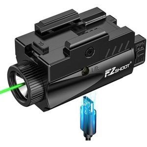 EZSHOOT ไฟฉายเลเซอร์คอมโบ 1000 ลูเมนส์ ไฟฉาย LED ลำแสงเลเซอร์สีน้ำเงินแบบชาร์จไฟได้ - Product Image 4