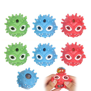 Mini Super Soft TPR Virus Bead Stress Ball Portable Squeeze Toy for All Ages Creative Gift for <b>Fun</b> Relaxation - Product Image 1