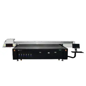 Produsen Format besar 2400dpi industri UV Digital Inkjet Flatbed Printer untuk semua bahan kaku dan fleksibel