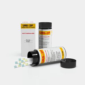 2 Parameters Urinalysis Reagens Strips, Medische Klinische Instrument Glucose Eiwit Urine Teststrips - Product Image 5